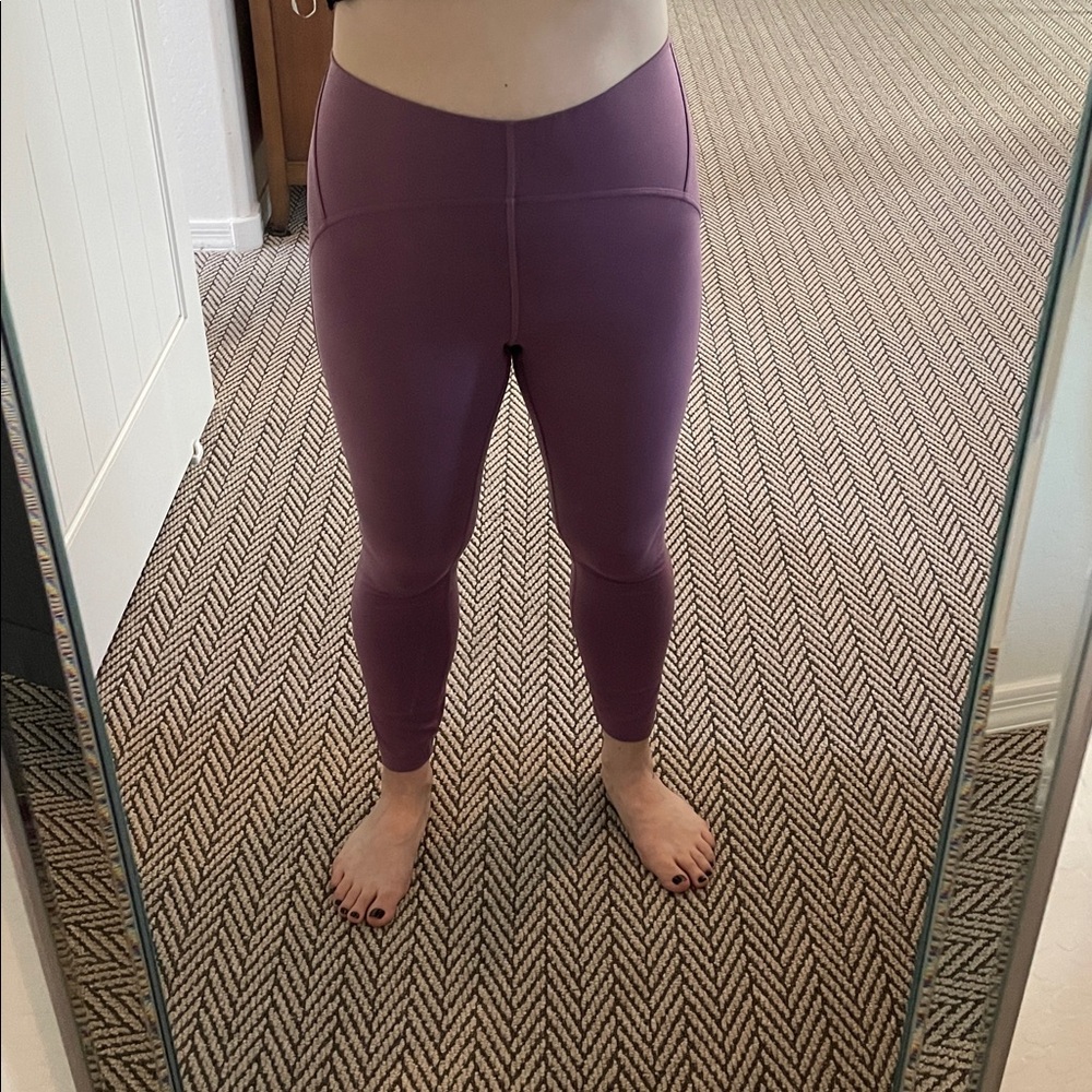 Pink Lululemon tights